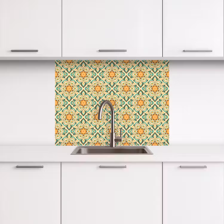 Küchenrückwand - Boho - Muster - Mandala - Blumen — 3