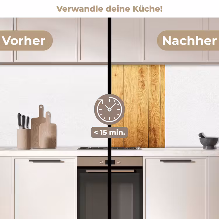 Küchenrückwand - Muster - Regale - Natur — 2