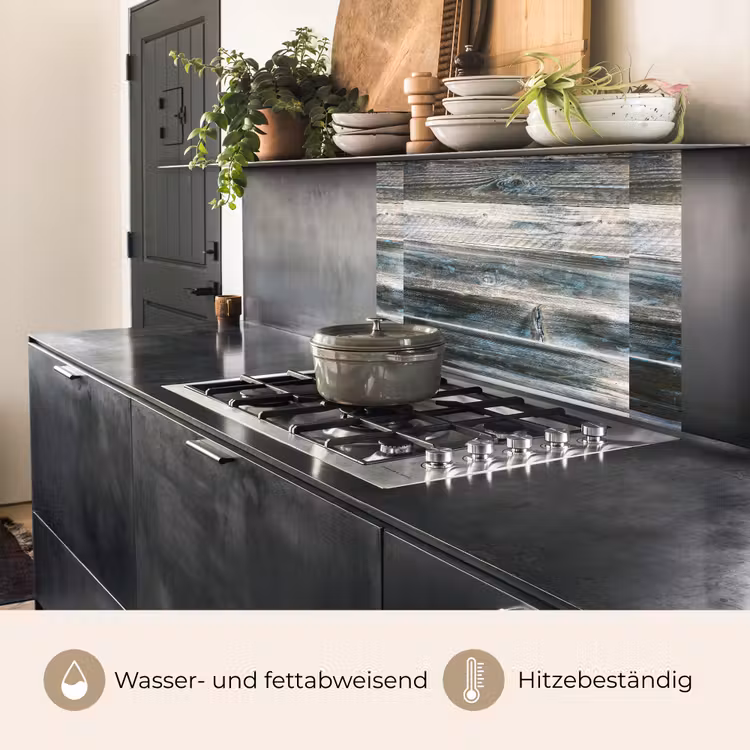 Küchenrückwand - Vintage - Muster - Holz — 4
