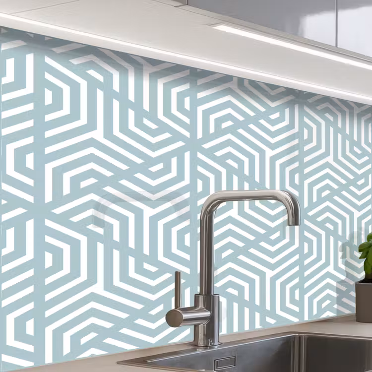 Küchenrückwand - Design - Geometrie - Muster - Dreieck — 1