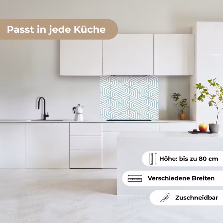 Küchenrückwand - Muster - Abstrakt - Dreieck - Geometrie — 6