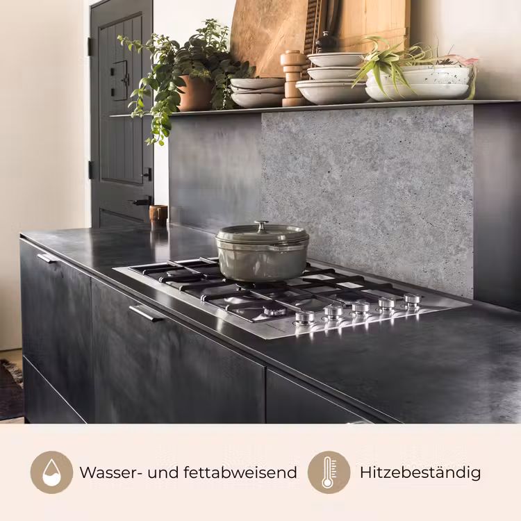 Küchenrückwand - Muster - Zement - Beton — 4