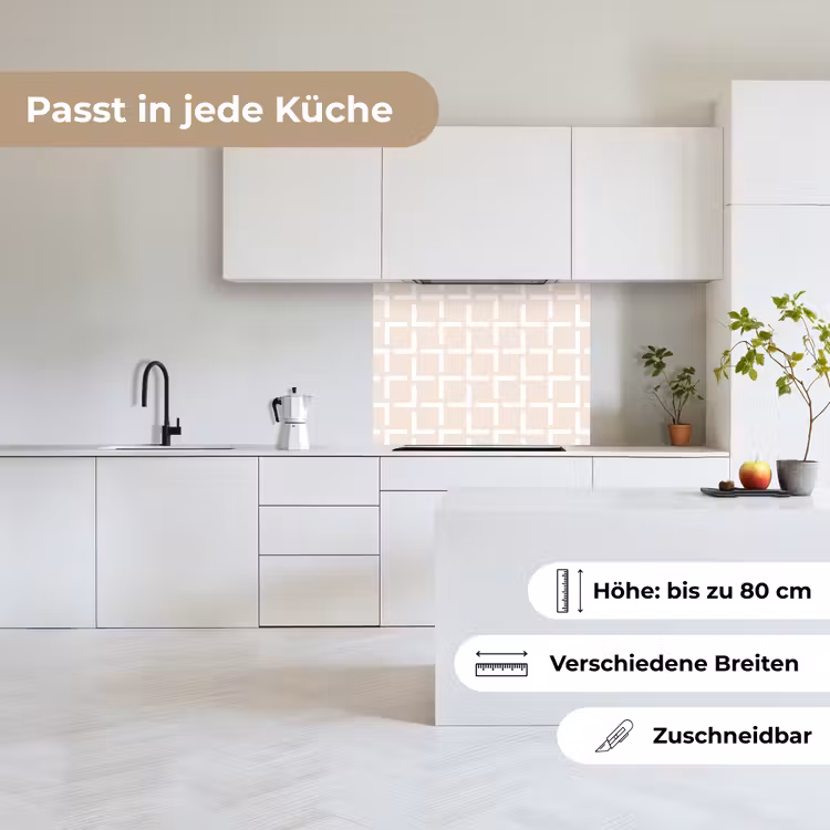 Küchenrückwand - Design - Linie - Muster - Beige — 6