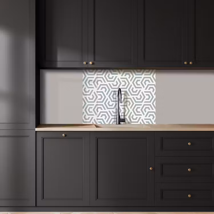 Küchenrückwand - Design - Linie - Muster - Grün — 5