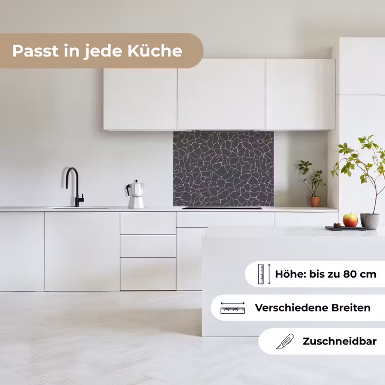 Küchenrückwand - Design - Geometrie - Schwarz — 6