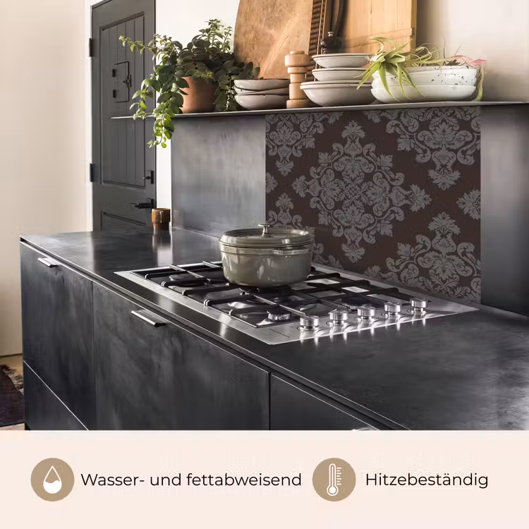 Küchenrückwand - Braun - Grau - Dekorativ - Gemustert — 4