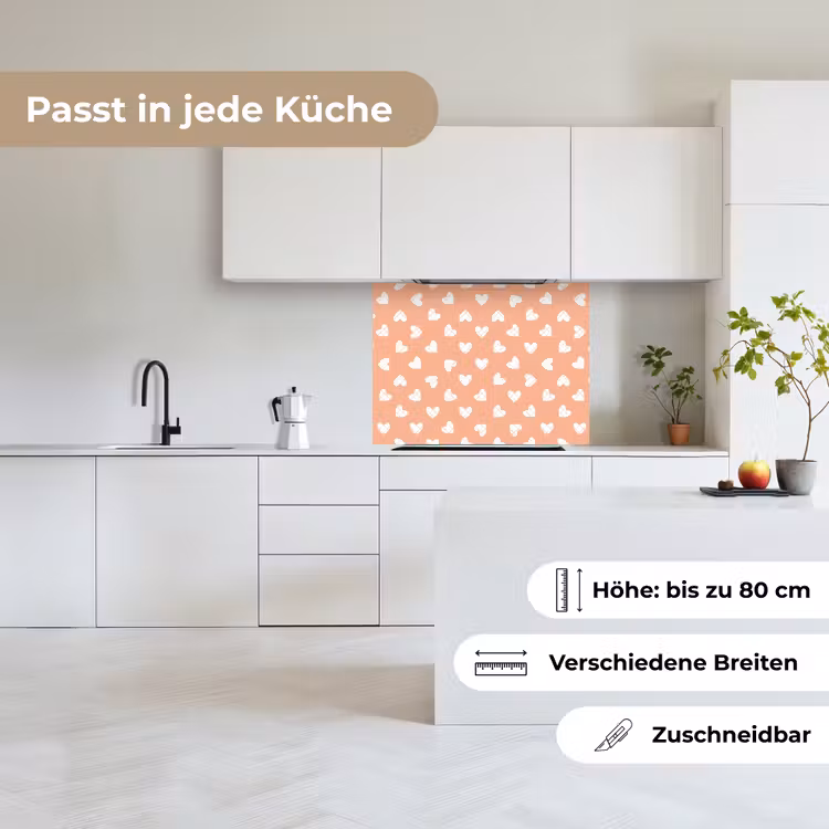 Küchenrückwand - Muster - Abstrakt - Herz - Geometrie — 6