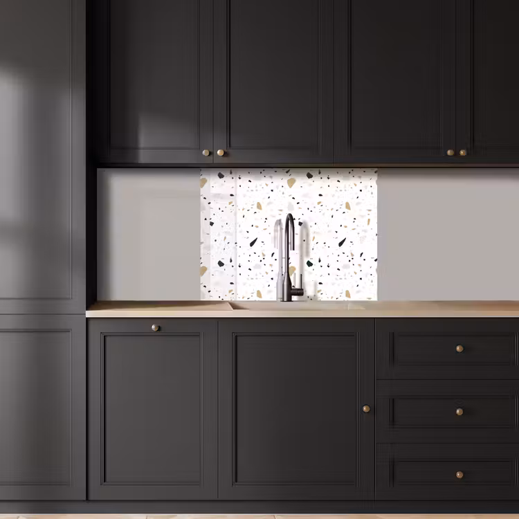 Küchenrückwand - Terrazzo - Muster - Weiß - Neutral — 5