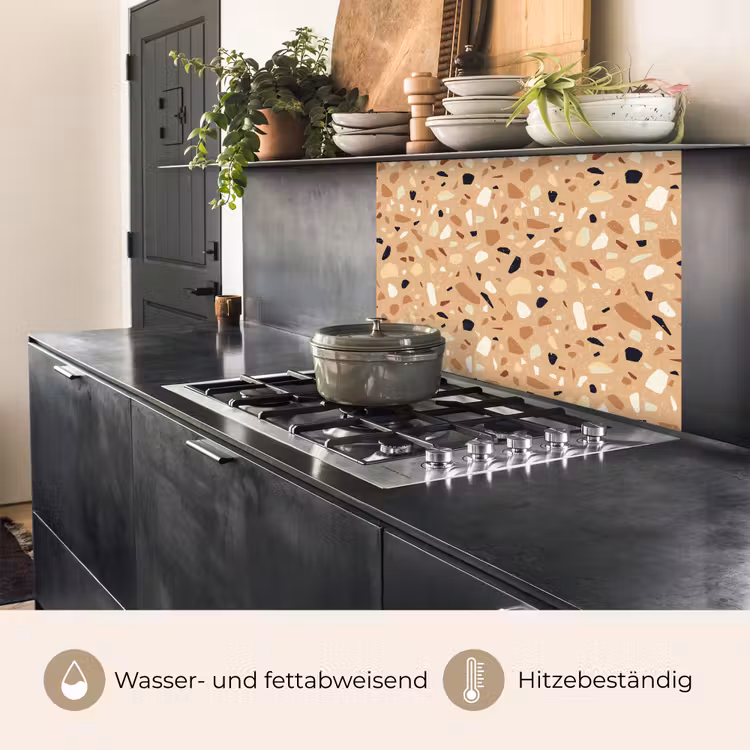 Küchenrückwand - Terrazzo - Muster - Bunt - Orange — 4