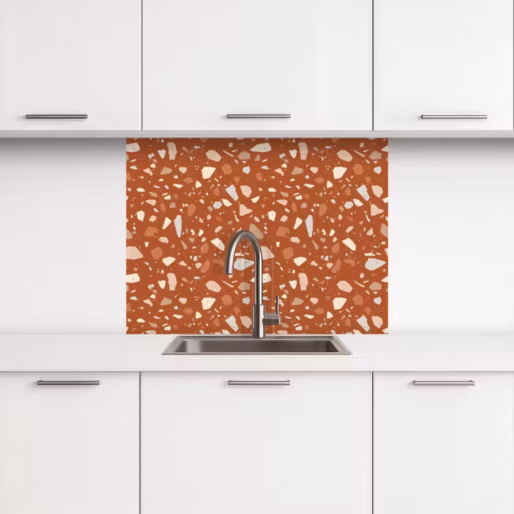 Küchenrückwand - Terrazzo - Muster - Lehm — 3