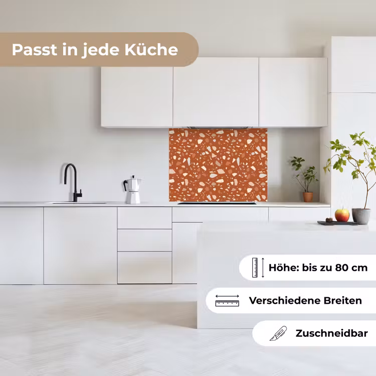 Küchenrückwand - Terrazzo - Muster - Lehm — 6
