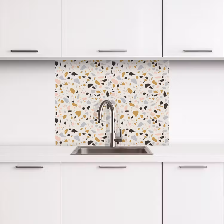 Küchenrückwand - Terrazzo - Muster - Neutral - Weich - Multi — 3