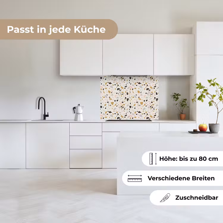 Küchenrückwand - Terrazzo - Muster - Neutral - Weich - Multi — 6