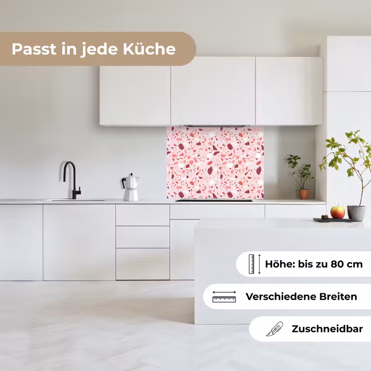 Küchenrückwand - Terrazzo - Muster - Rosa — 6