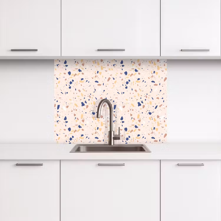 Küchenrückwand - Terrazzo - Muster - Bunt - Indigo — 3