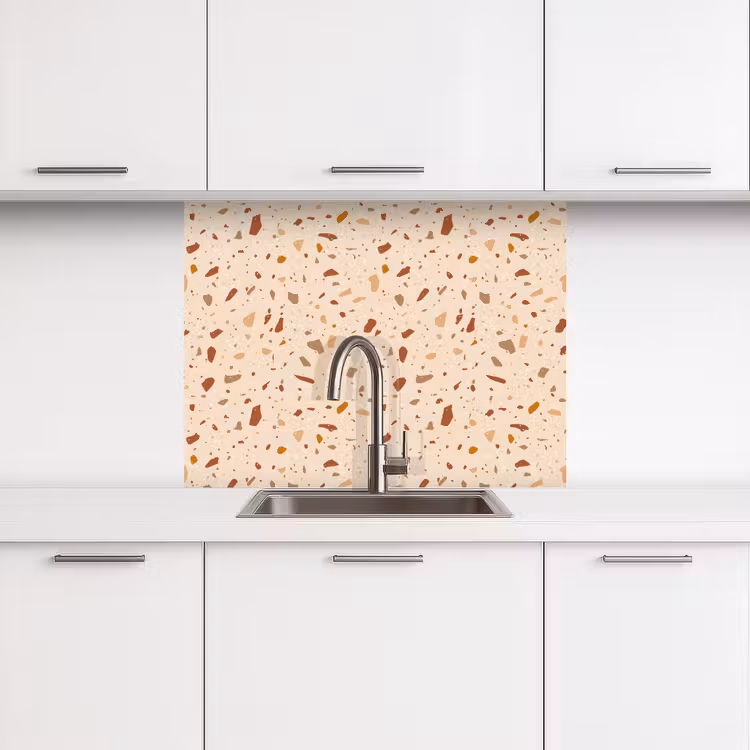 Küchenrückwand - Terrazzo - Muster - Bunt - Stein — 3