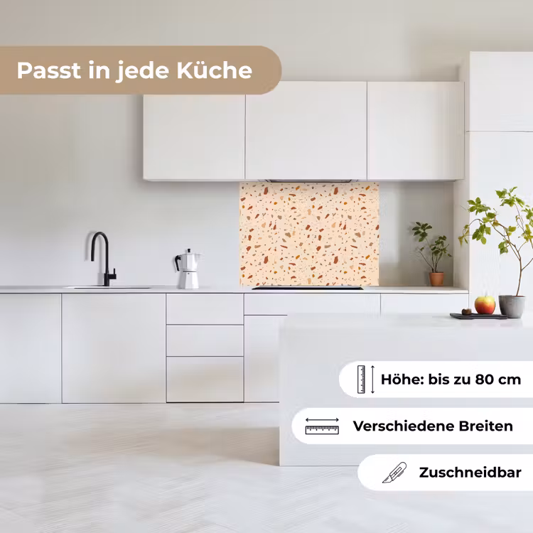 Küchenrückwand - Terrazzo - Muster - Bunt - Stein — 6