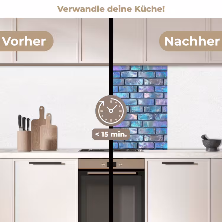 Küchenrückwand - Wand - Schillernd - Farben — 2