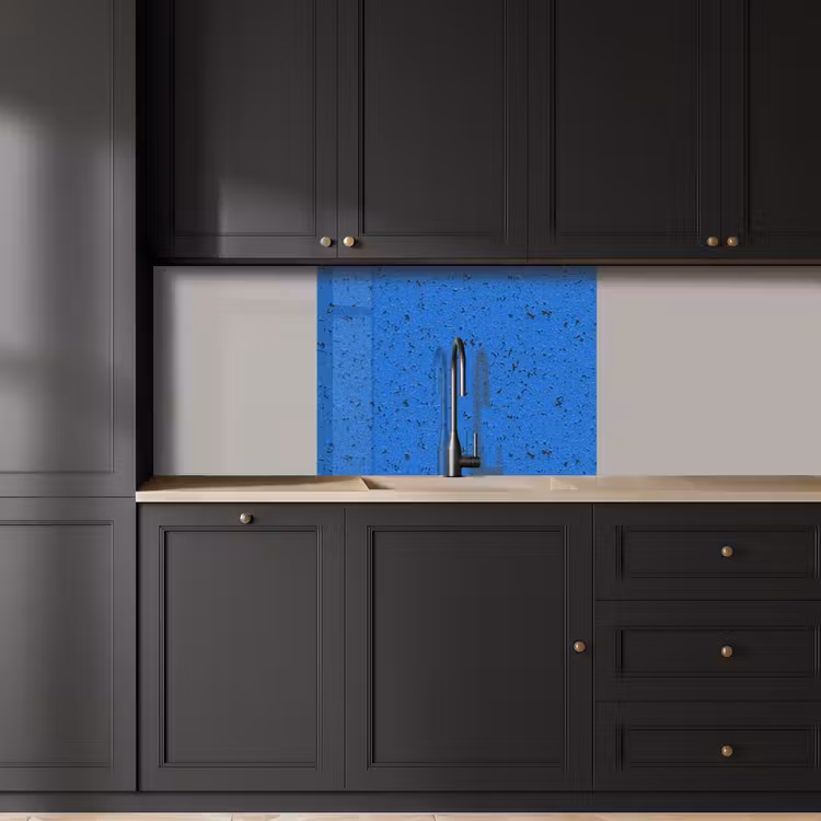 Küchenrückwand - Rost - Blau - Risse - Farbe — 5