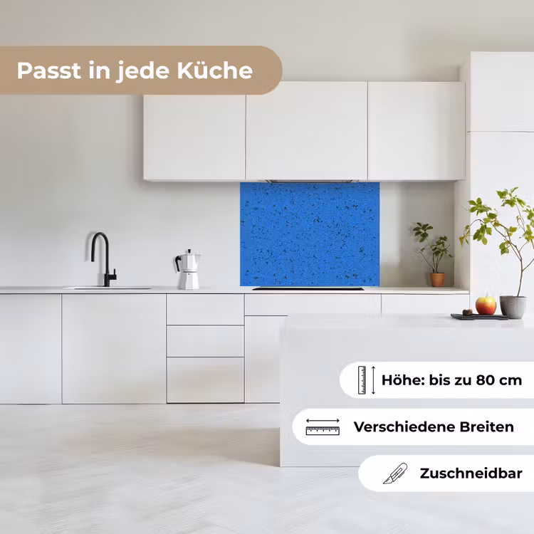 Küchenrückwand - Rost - Blau - Risse - Farbe — 6
