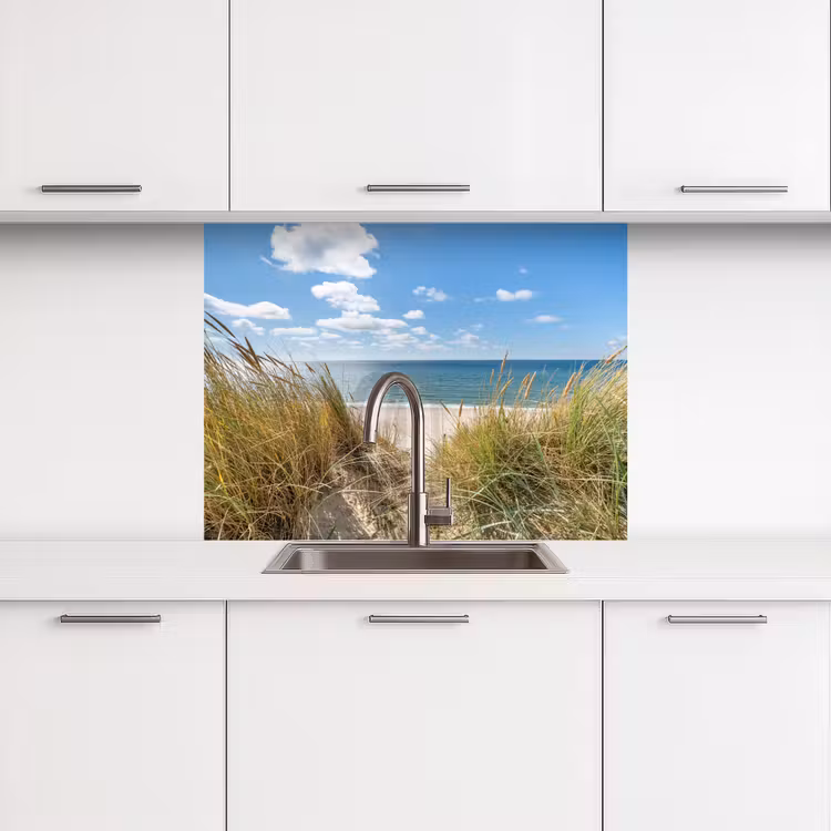 Küchenrückwand - Düne - Gras - Meer - Strand — 3