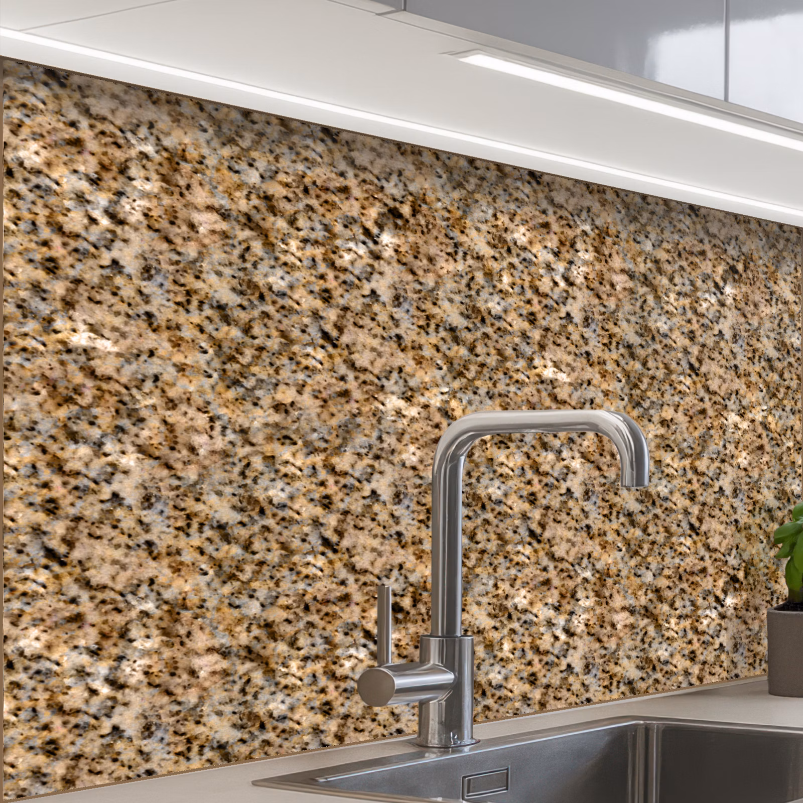 Küchenrückwand - Granit - Beige - Muster — 1