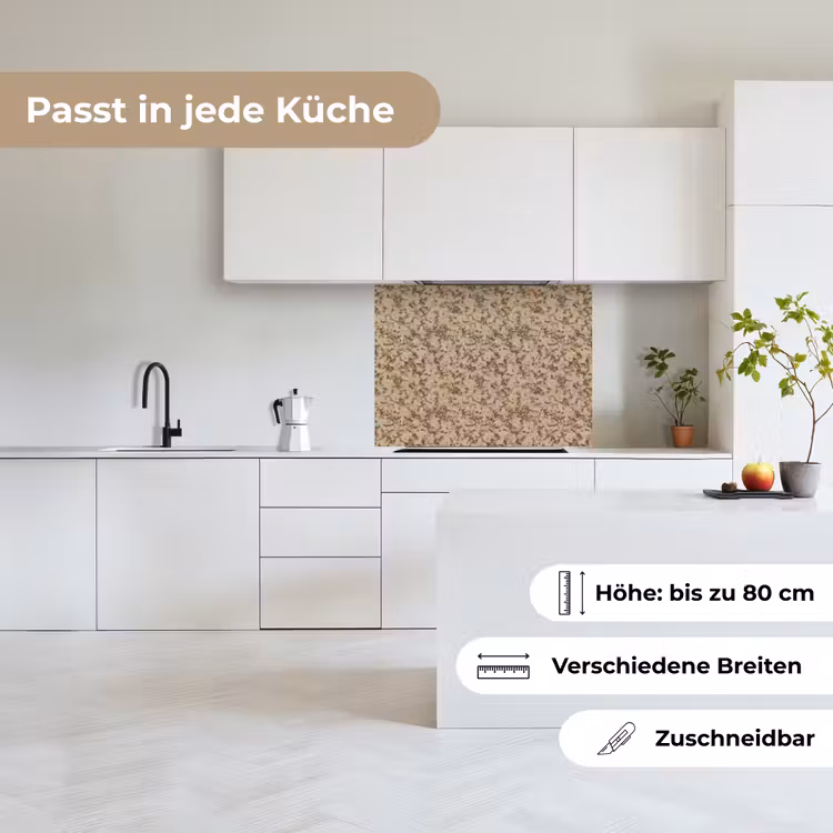 Küchenrückwand - Braun - Grau - Gemustert — 6