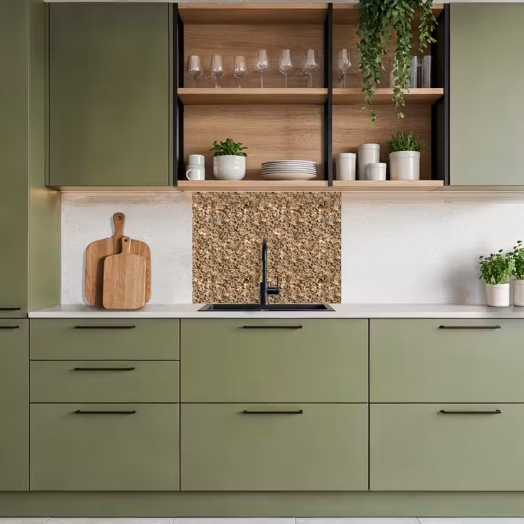 Küchenrückwand - Granit - Beige - Muster — 7