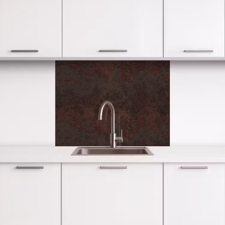 Küchenrückwand - Metall - Rost - Dunkel - Braun — 3