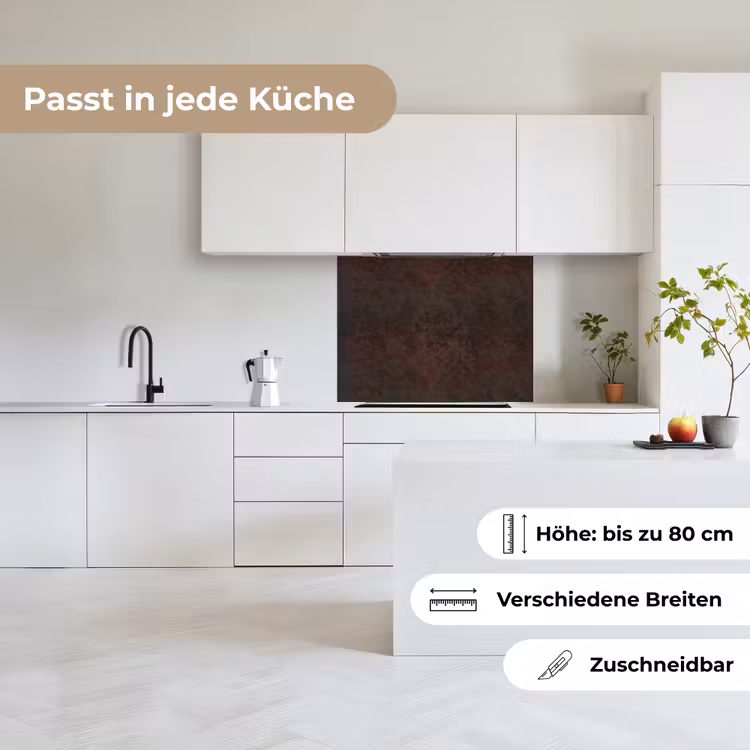 Küchenrückwand - Metall - Rost - Dunkel - Braun — 6