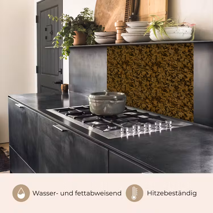 Küchenrückwand - Braun - Flecken - Granit — 4