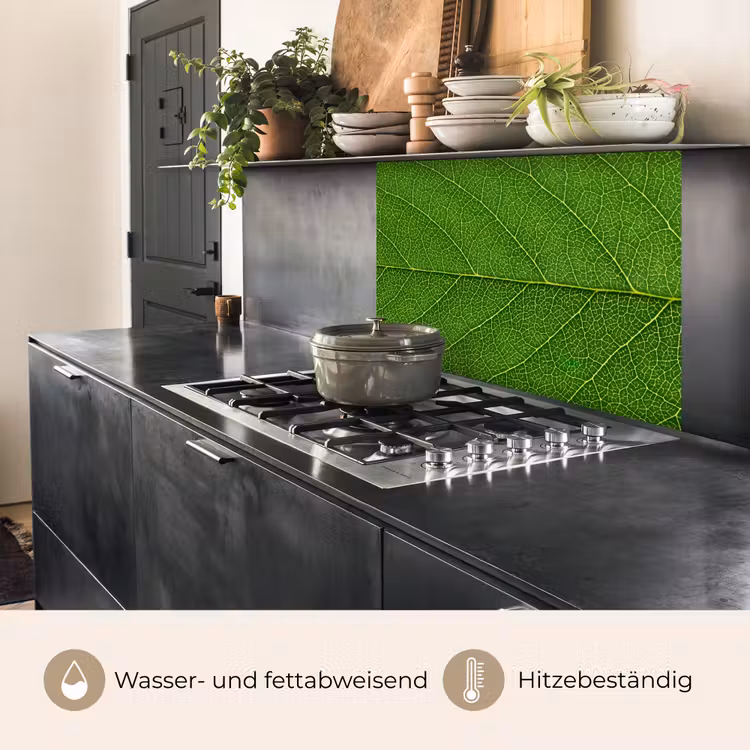 Küchenrückwand - Natur - Blatt - Grün — 4