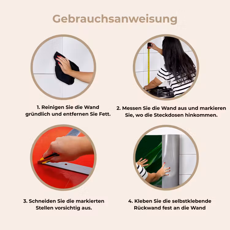 Küchenrückwand - Natur - Gras - Dunkelgrün — 8