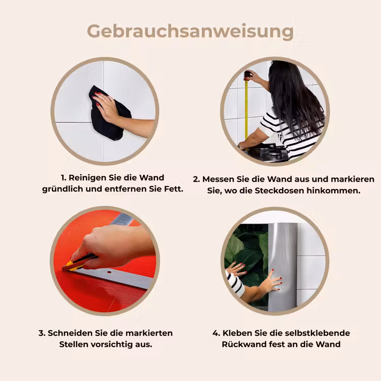 Küchenrückwand - Natur - Tropisch - Blätter - Grün — 8