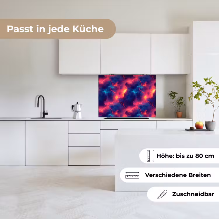 Küchenrückwand - Blitze - Wolken - Farbenfroh — 6
