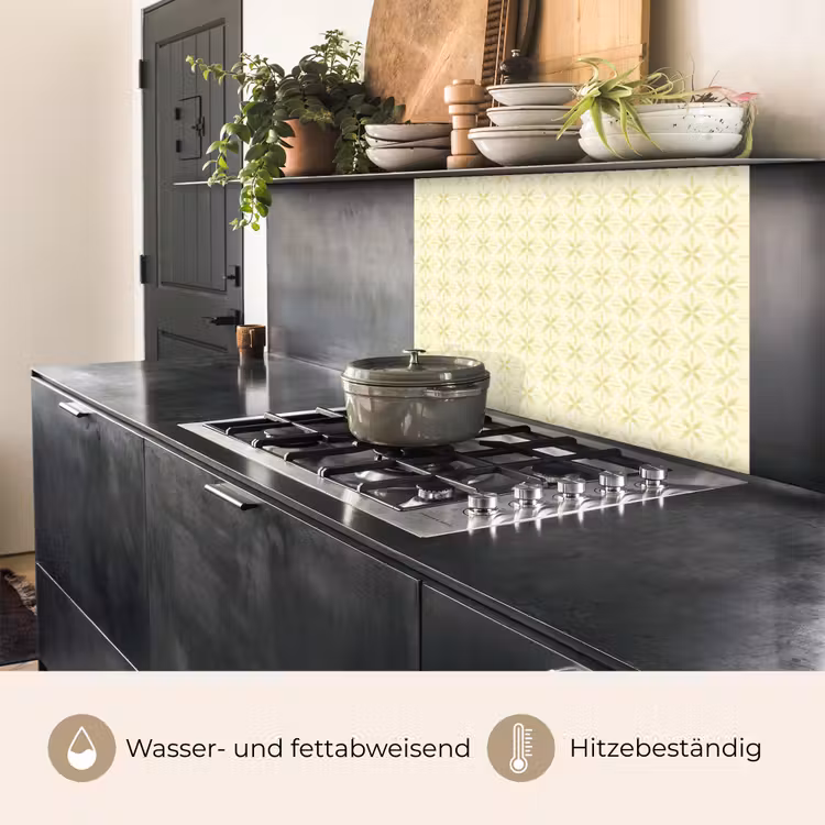 Küchenrückwand - Muster - Dezent - Gelb — 4