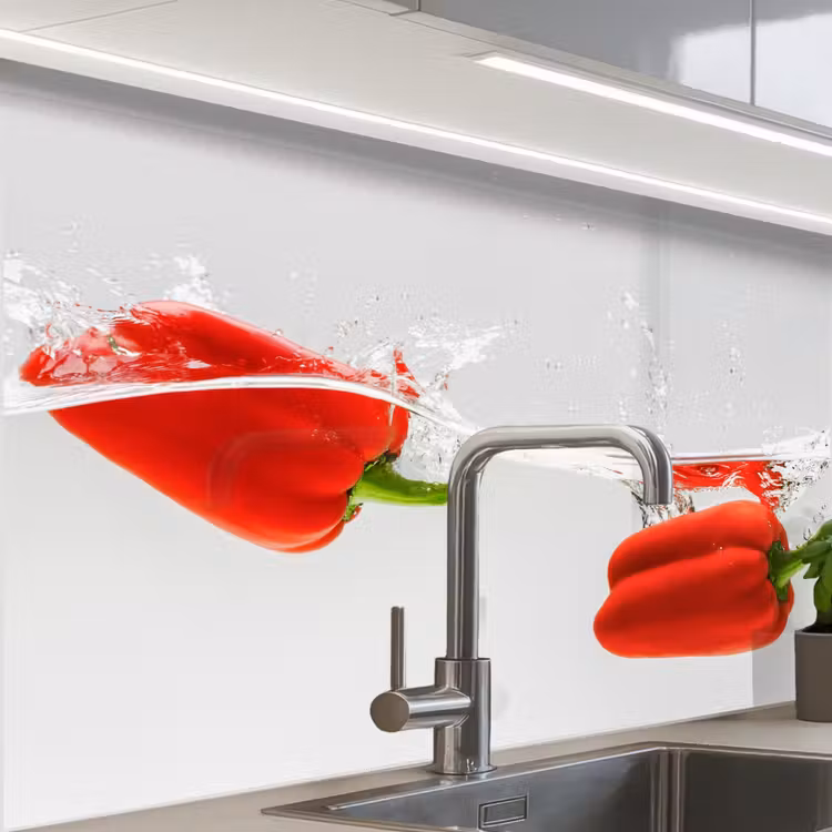 Küchenrückwand - Splash - Gemüse - Rot — 1