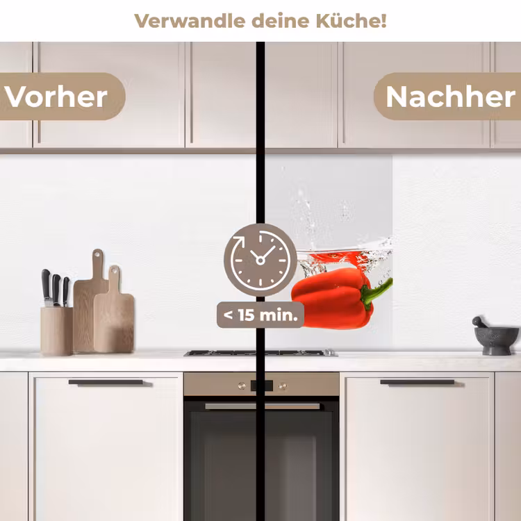Küchenrückwand - Splash - Gemüse - Rot — 2