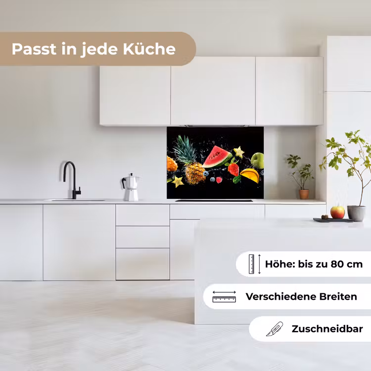 Küchenrückwand - Splash - Obst - Schwarz — 6