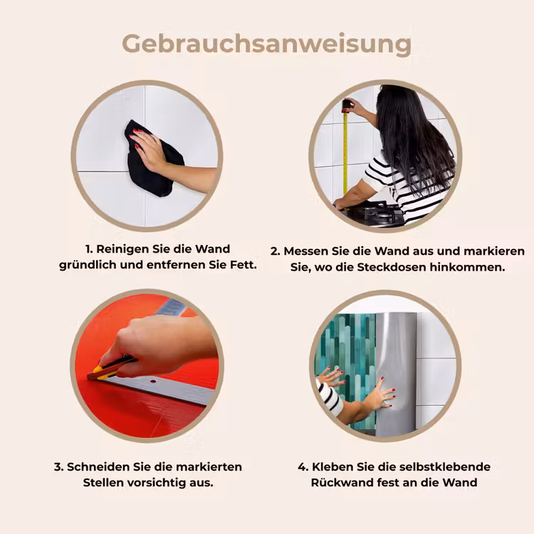 Küchenrückwand - Fliesen - Länglich - Türkis — 8