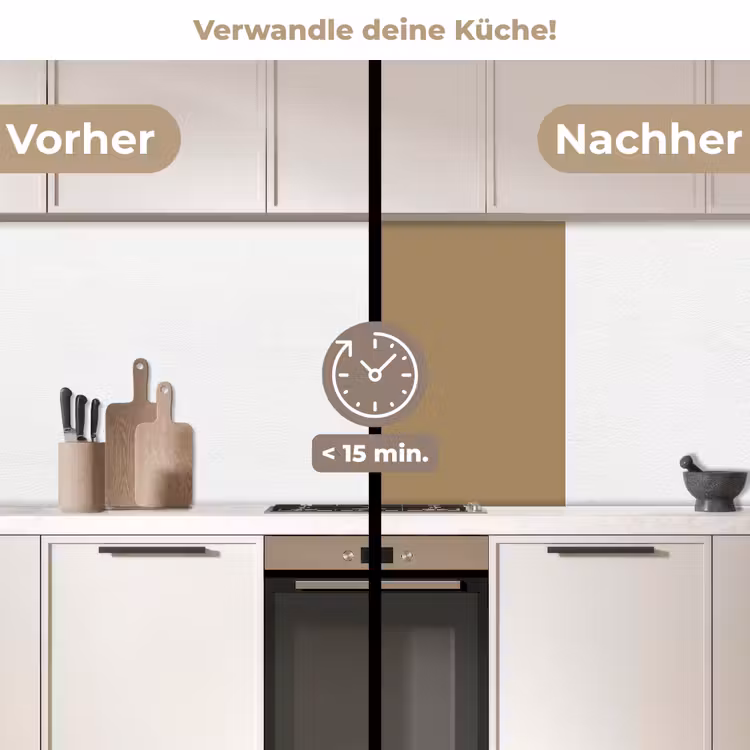Küchenrückwand - Palette - Beige - Innenbereich — 2