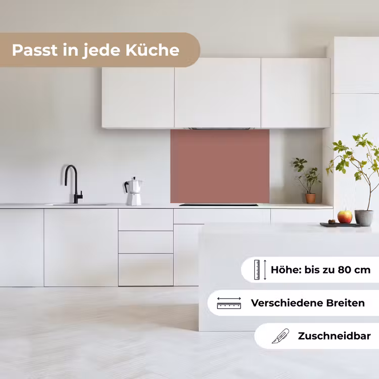 Küchenrückwand - Terrakotta - Muster - Rosa — 6