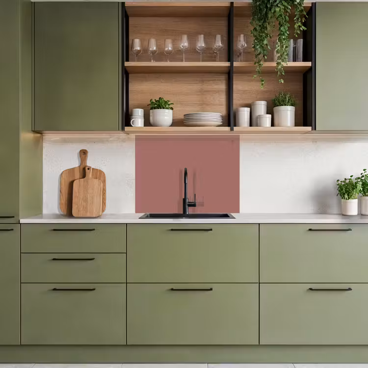 Küchenrückwand - Terrakotta - Muster - Rosa — 7