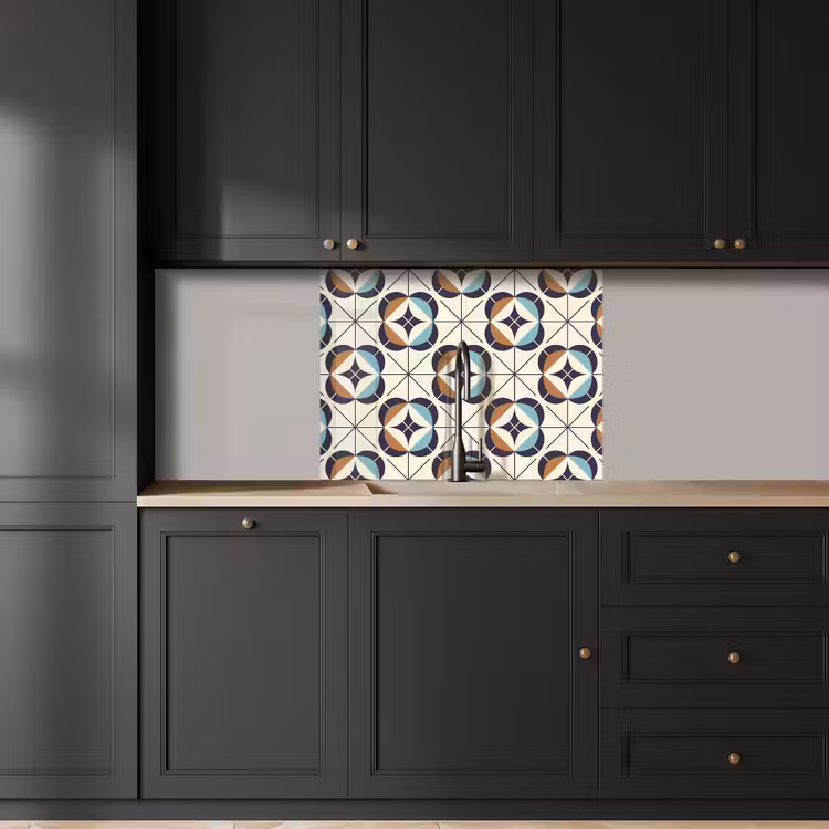 Küchenrückwand - Retro - Design - Geometrie — 5