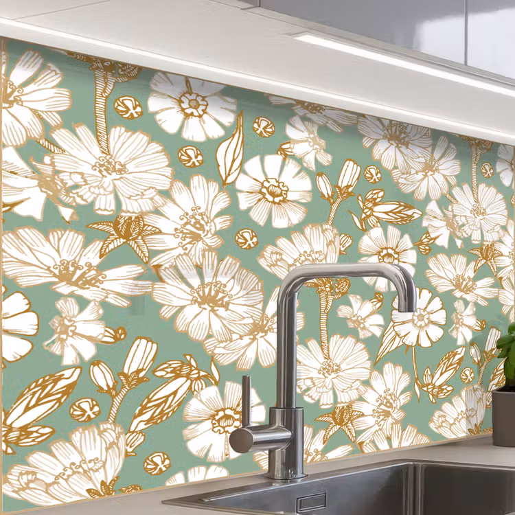 Küchenrückwand - Blume - Jugendstil - Design — 1