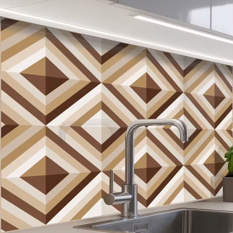 Küchenrückwand - Retro - Stern - Design — 1