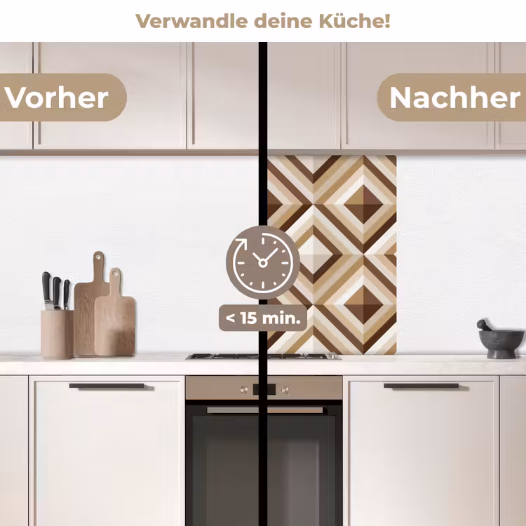 Küchenrückwand - Retro - Stern - Design — 2
