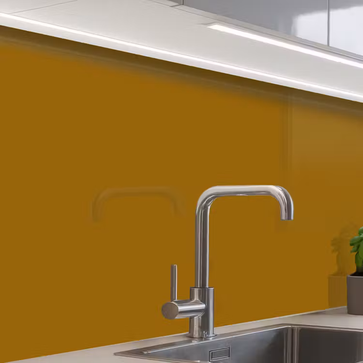 Küchenrückwand - Gold - Luxus - Interieur — 1