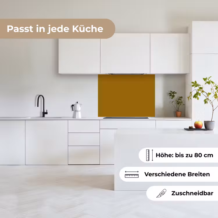 Küchenrückwand - Gold - Luxus - Interieur — 6