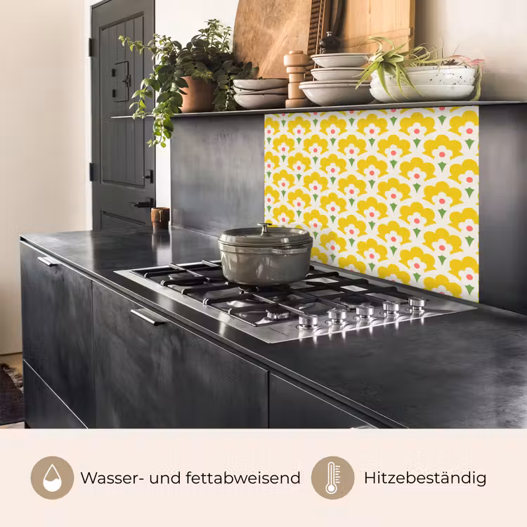 Küchenrückwand - Design - Retro - Siebziger Jahre - Gelb — 4